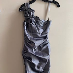 Cache one shoulder cocktail dress size 8